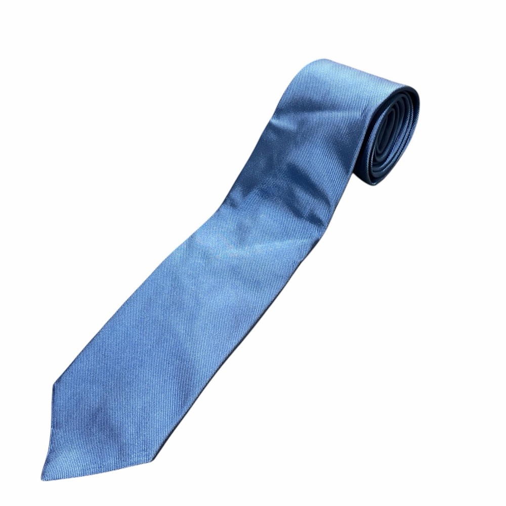 Brooks Brothers Classic Light Blue Men's silk Tie NWT